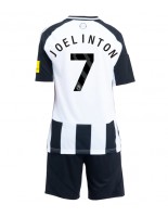 Newcastle United Joelinton #7 Hjemmedraktsett Barn 2024-25 Korte ermer (+ bukser)